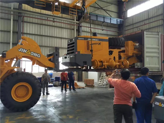 JINGONG loaders export to India and Argentina